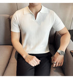 Polo rayé pour hommes