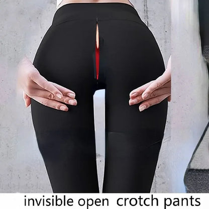 Leggings moulants à fermeture éclair invisible pour femmes