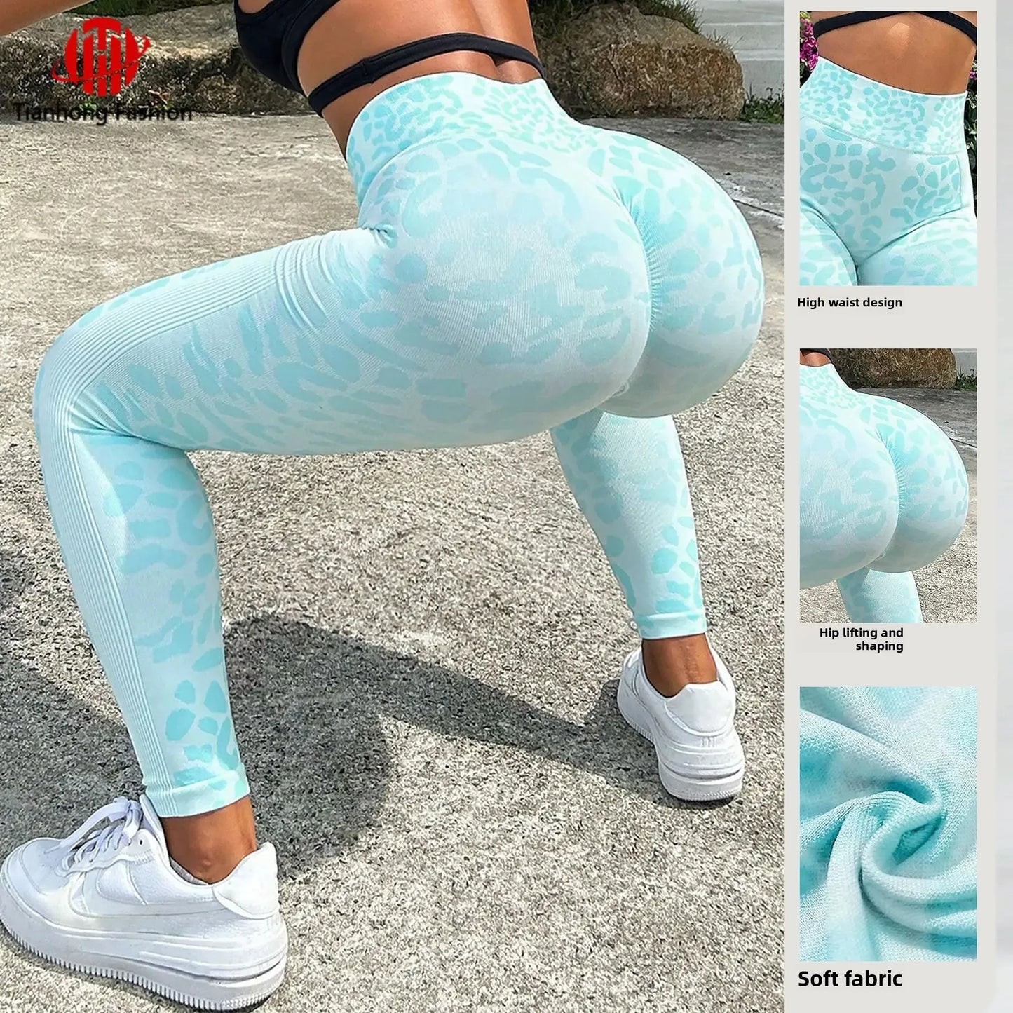 Leggings taille haute à séchage rapide pour femmes