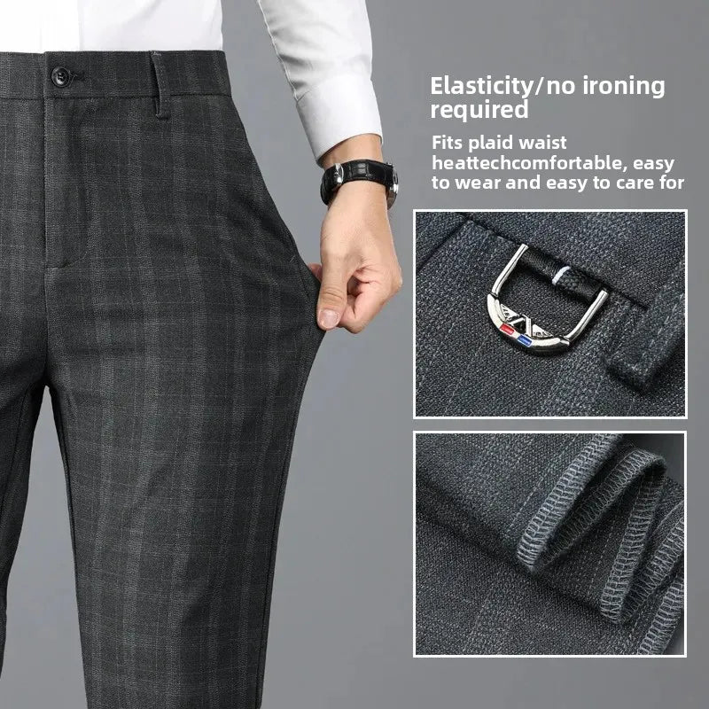 Pantalon à carreaux pour hommes