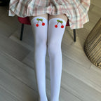 Bas de cuisse en velours pour femmes