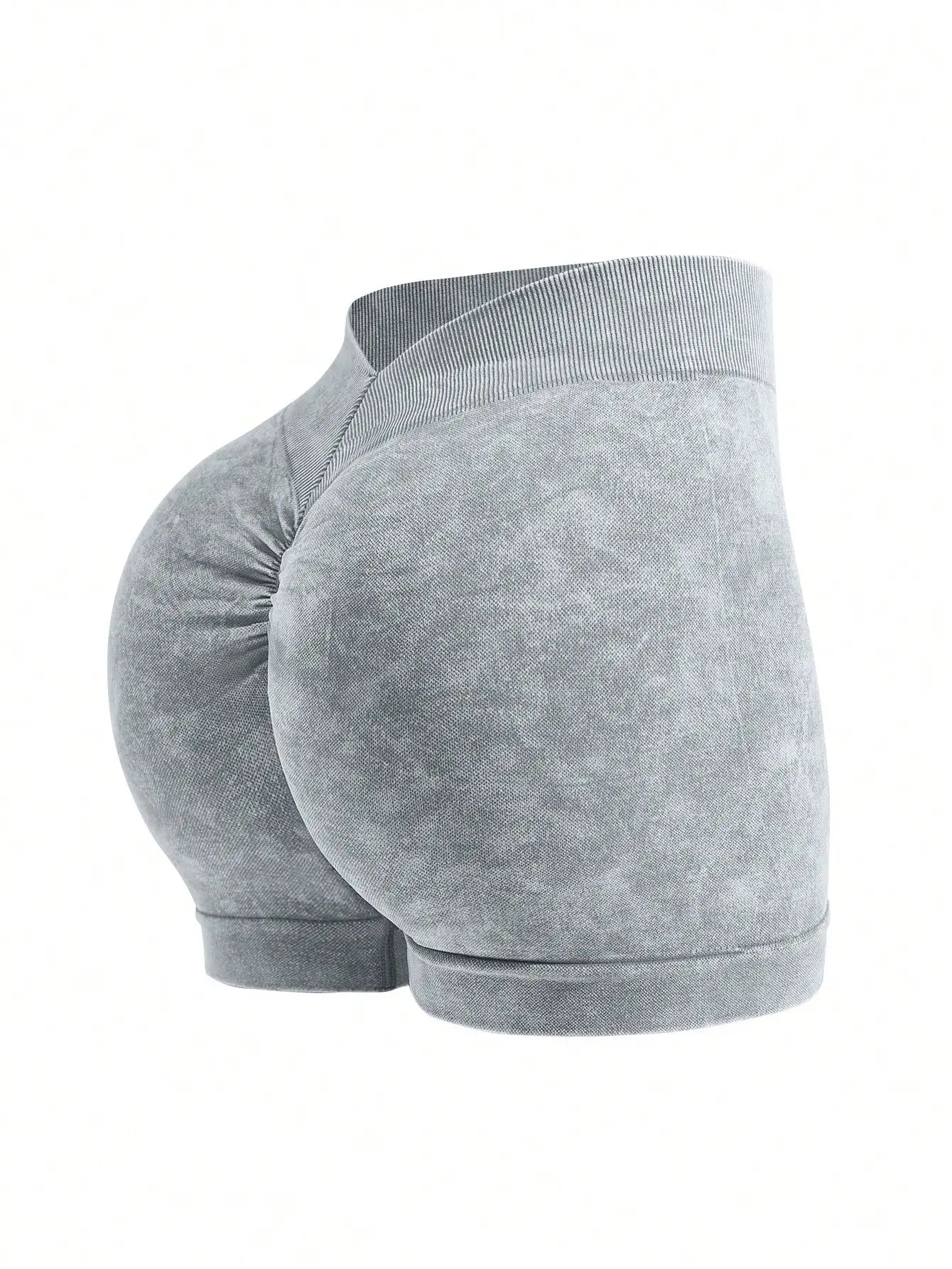 Short de Yoga délavé pour femmes