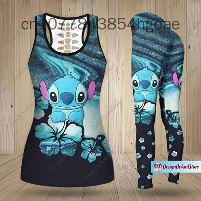 Ensemble débardeur et Leggings Disney stitch pour femmes