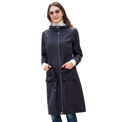 Manteau à Manches sulf pour Femme, Vêtements Féminins, Vestes Décontractées, Coupe-Vent