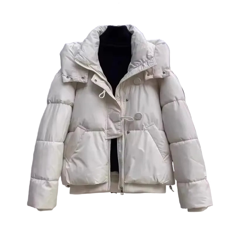 Doudoune courte en coton pour femme