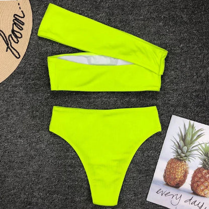 Maillot De Bain une pièce pour femmes  Taille Haute