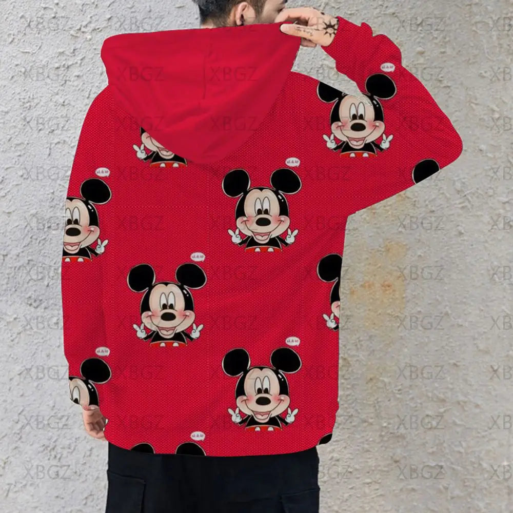 Sweat-shirt à capuche pour femme Mickey