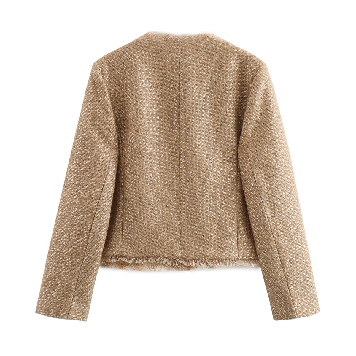 Manteau à manches longues et bouton avant pour femme