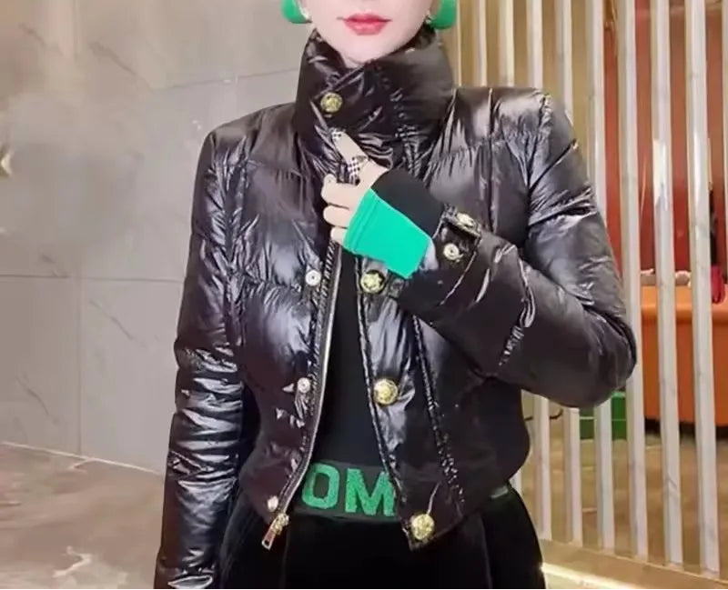 Doudoune coréenne en coton pour femme