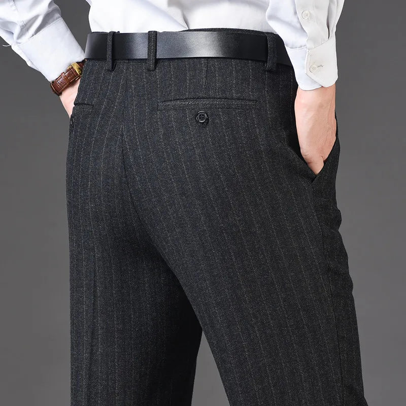 Pantalon de costume en cachemire pour hommes