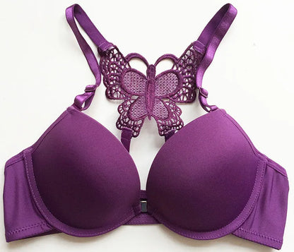 Soutien-gorge push up à bretelles réglables pour femme