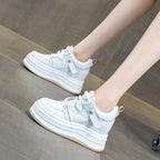 Basket en cuir véritable pour femmes