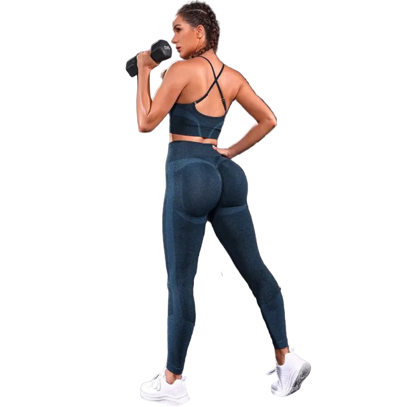 Ensemble de yoga sans couture pour femmes