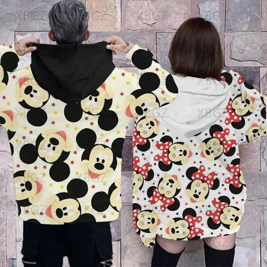 Sweat-shirt à capuche pour femme Mickey