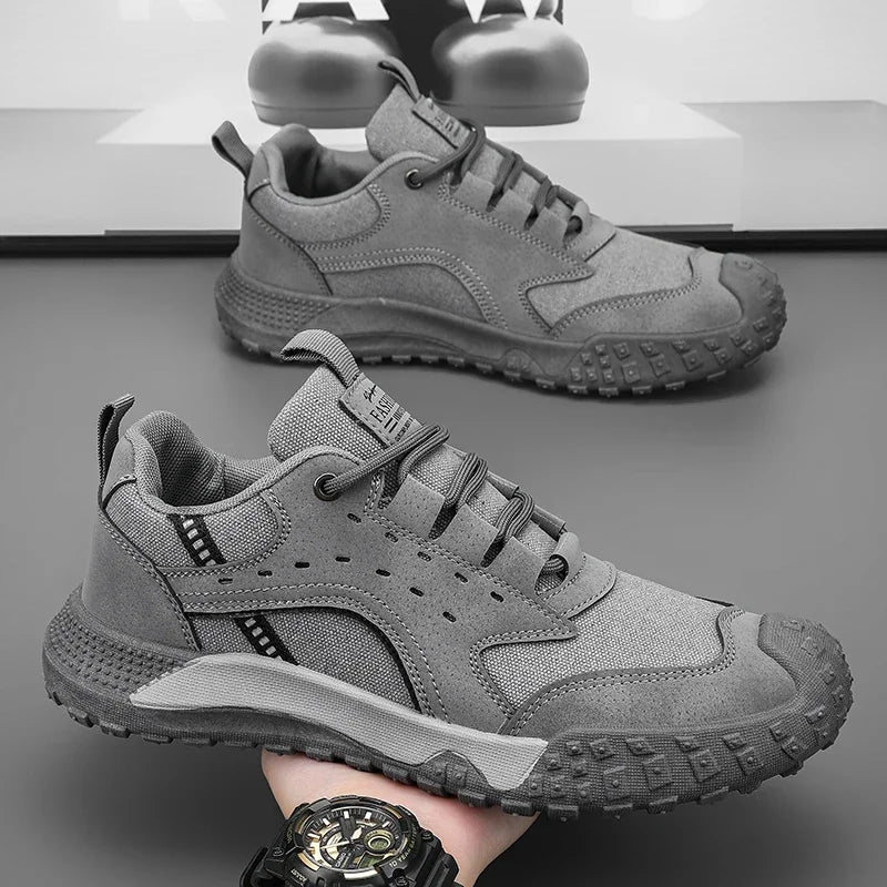 Chaussures de course grises pour hommes