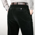 Pantalon droit classique en velours côtelé pour hommes