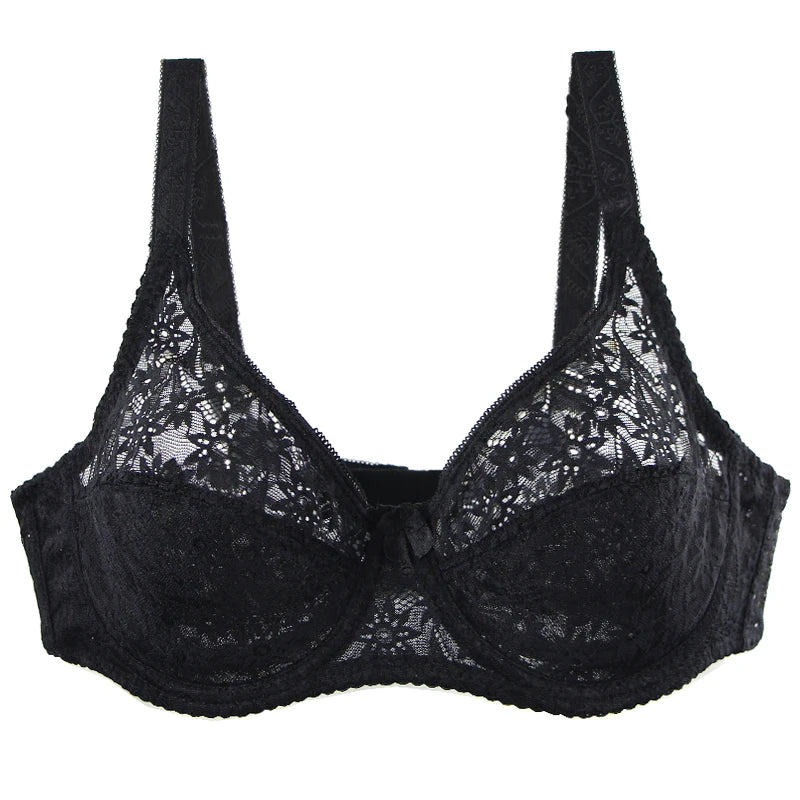 Soutien-gorge en dentelle transparente pour femmes