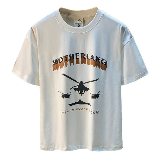 T-shirt imprimé à la mode pour hommes