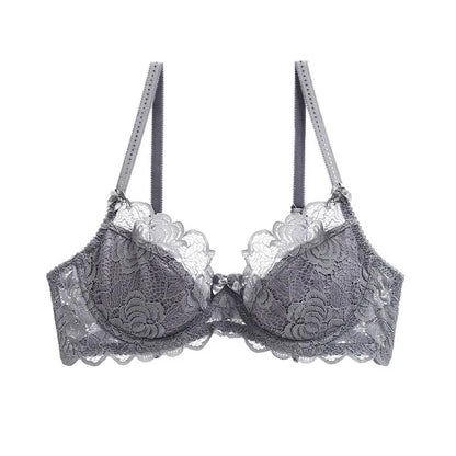 Soutien-gorge amissié en dentelle transparente pour femmes