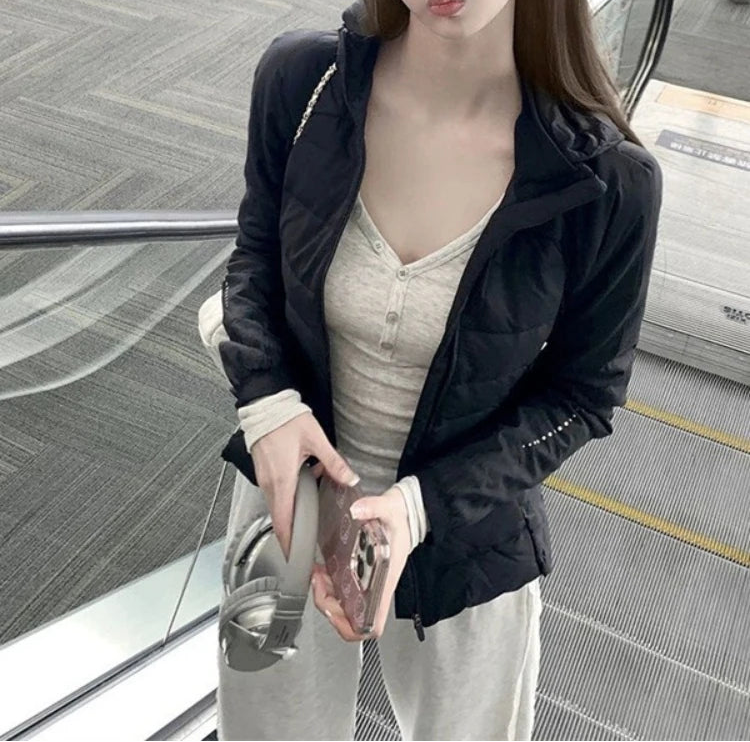 Doudoune légère en duvet de canard blanc à 90 % pour femme